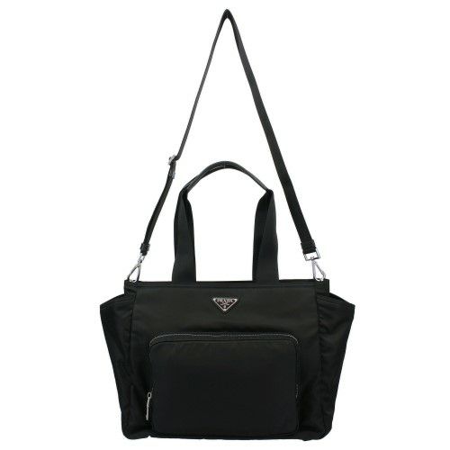 プラダ マザーズバッグ ベビーバッグ レディース ブラック PRADA  