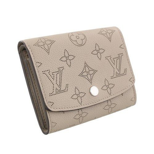 ルイヴィトン 二つ折り財布 マヒナ ポルトフォイユ・イリス ピンク LOUIS VUITTON M62542 ガレ