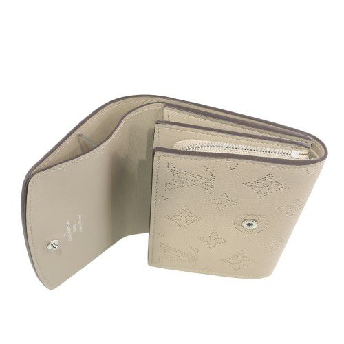 ルイヴィトン 二つ折り財布 マヒナ ポルトフォイユ・イリス ピンク LOUIS VUITTON M62542 ガレ