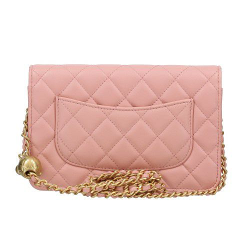 シャネル チェーンウォレット レディース ココマーク ピンク CHANEL  
