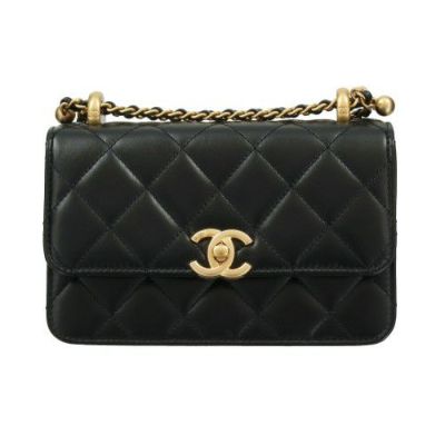 シャネル ハンドバッグ レディース ブラック CHANEL AS4544 B14863 