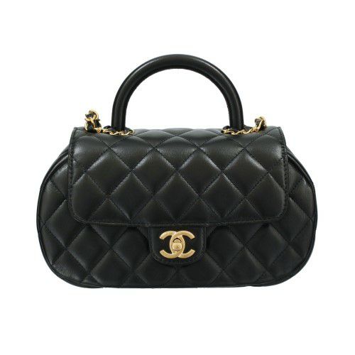 シャネル ショルダーバッグ レディース ココマーク ブラック CHANEL