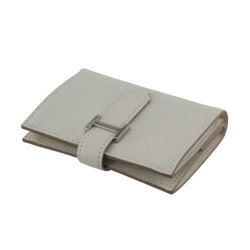 エルメス ベアン ミニ マッシュルーム シェーブルミゾール シルバー金具 B刻印 HERMES Bearn Mini