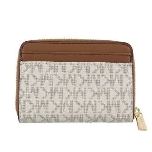 マイケルコース コインケース レディース ホワイト/ブラウン MICHAEL KORS 35H9GTVZ2B VANILLA