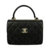 シャネル ハンドバッグ レディース ココマーク ブラック CHANEL A92236 Y60767 94305