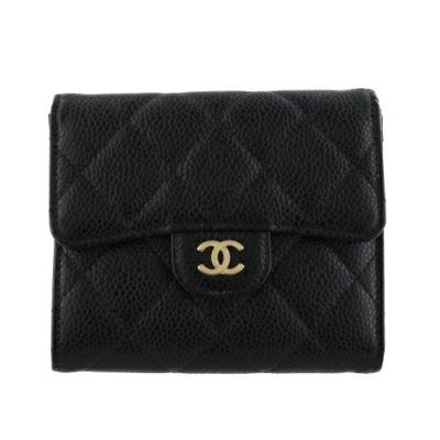 シャネル CHANEL チェーンウォレット レディース ブラック AP0250 ...