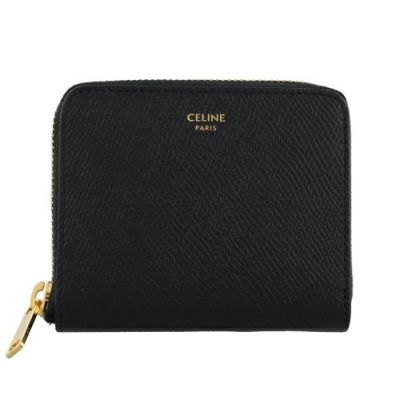 セリーヌ 二つ折り財布 レディース ブラック スモール ジップウォレット エッセンシャル CELINE 10L203BEL 38NO BLACK |  GINZA LoveLove（ラブラブ）