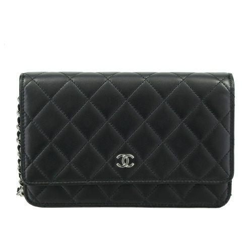 シャネル チェーンウォレット レディース ブラック CHANEL AP0250 Y01480 C3906