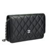 シャネル チェーンウォレット レディース ブラック CHANEL AP0250 Y01480 C3906