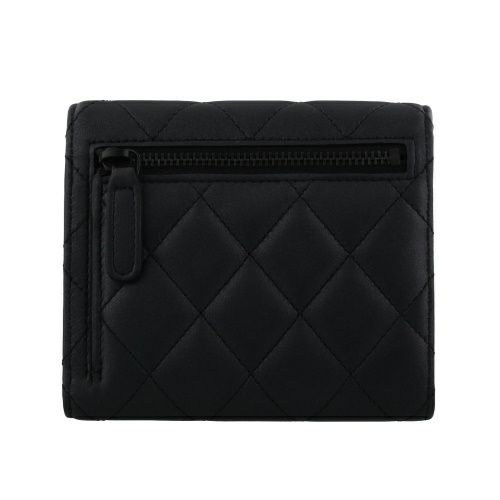 シャネル 三つ折り財布 レディース ブラック CHANEL AP0231 B13639 94305