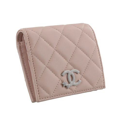 シャネル 二つ折り財布 レディース ピンク CHANEL AP3726 B14929 NS841  