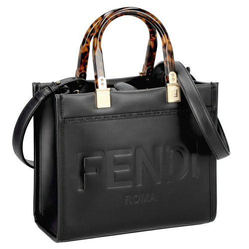 フェンディ トートバッグ レディース ブラック サンシャイン スモールFENDI 8BH394 0ABVL F0KUR