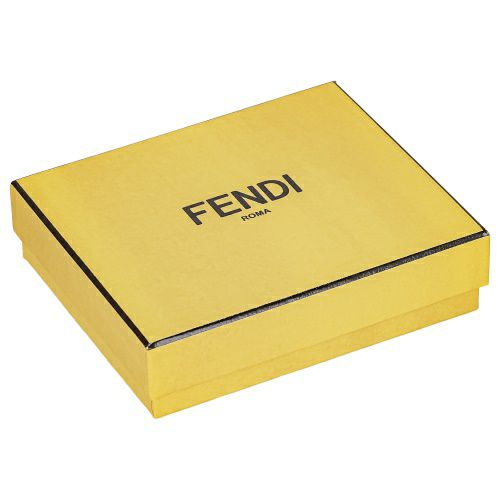 フェンディ 二つ折り財布 メンズ ブラック ダイアゴナルFENDI 7M0303  