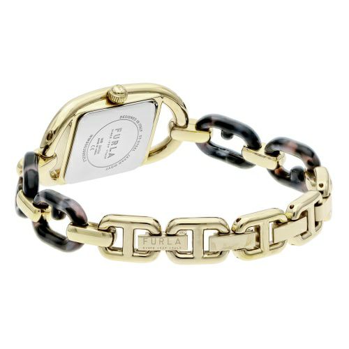 フルラ 腕時計 レディース ブラック FURLACHAINSQUARE FURLA WW00026002L2