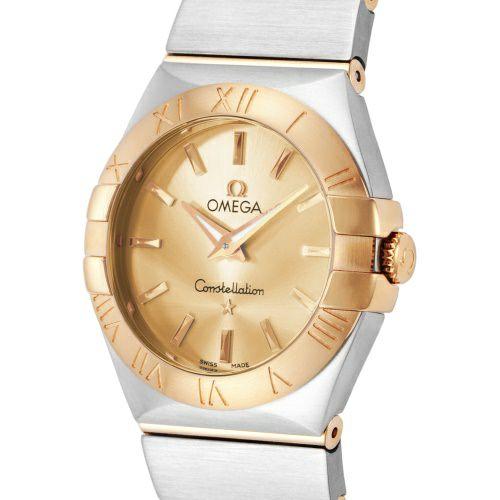 オメガ 腕時計 レディース イエロー コンステレーション OMEGA 123.20.27.60.08.001