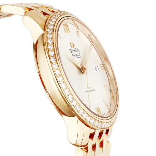 オメガ 腕時計 メンズ シルバー DE VILL?E PRESTIG?E OMEGA 424.55.37.20.52.001