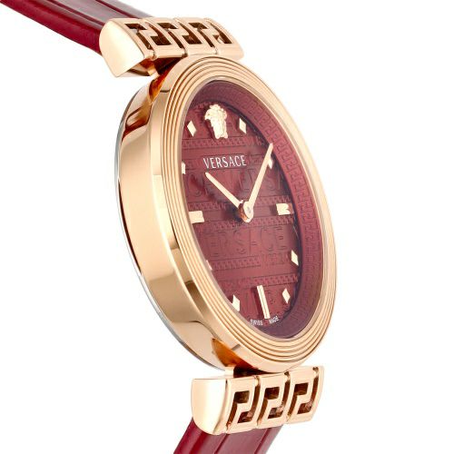 ヴェルサーチ 腕時計 レディース レッド MEANDER VERSACE