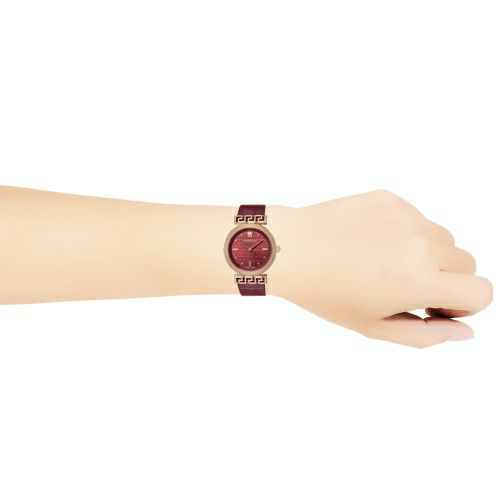ヴェルサーチ 腕時計 レディース レッド MEANDER VERSACE