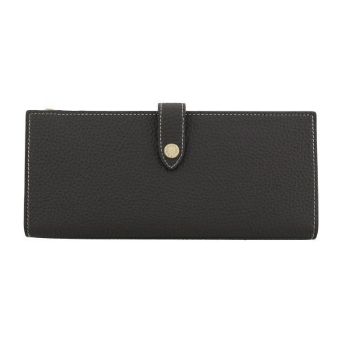ボナベンチュラ ベルテッド マルチロングウォレット チャコール×トゥルーグレー ボナベンチュラ 長財布 レディース チャコール×トゥルーグレー