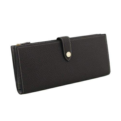 ボナベンチュラ 長財布 レディース チャコール×トゥルーグレー 