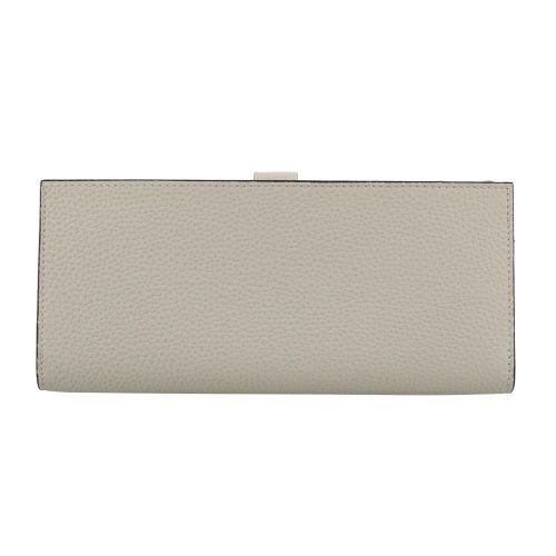 ボナベンチュラ 長財布 レディース アイボリー×エトープ ベルテッド  