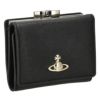 ヴィヴィアンウエストウッド 三つ折り財布 レディース ブラック Vivienne Westwood 51010018 SAFFIANO N403 BLACK