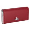 ヴィヴィアンウエストウッド 長財布 レディース レッド Vivienne Westwood 51040027 H404 RED/SILVER