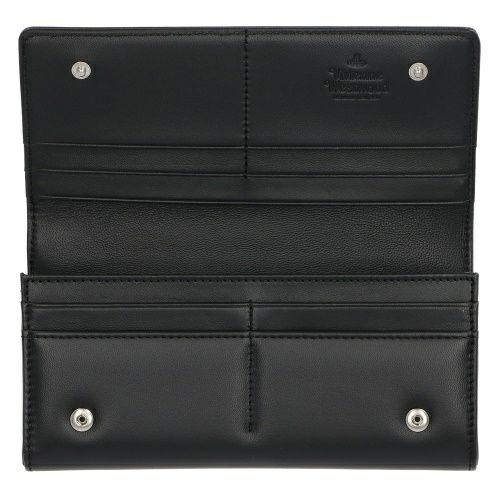 ヴィヴィアンウエストウッド 長財布 レディース ブラック Vivienne 