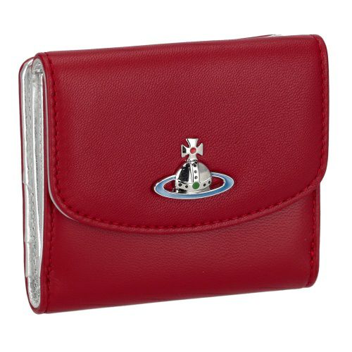 ヴィヴィアンウエストウッド 二つ折り財布 レディース レッド Vivienne Westwood 51150003 H404 RED/SILVER