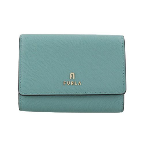 フルラ 二つ折り財布 レディース ブルー カメリア M FURLA WP00325 ARE000 2718S VERDERAME BALLERINA  i int. | GINZA LoveLove（ラブラブ）