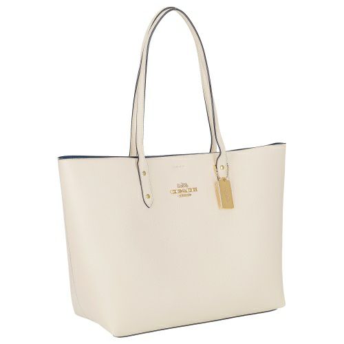 COACH ベージュ トートバッグ 新品タグ付き 2WAY COACH レザー トートバッグ ショルダーバッグ ベージュ B83