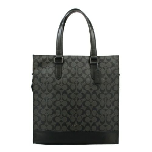コーチ アウトレット トートバッグ メンズ チャコール ブラック COACH 