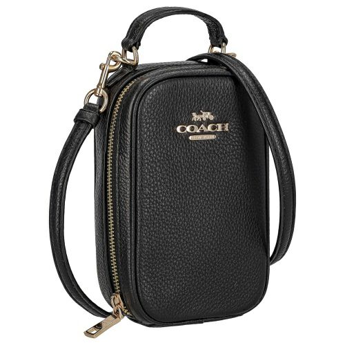 コーチ アウトレット スマホ ショルダーバッグ レディース ブラック COACH OUTLET CB854 IMBLK