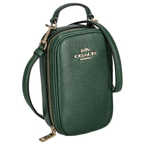 新品未使用タグ付きcoachダークグリーンショルダーバック （コーチ 