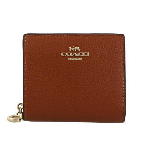 コーチ アウトレット 二つ折り財布 レディース オレンジ COACH OUTLET C2862 IMP2Q