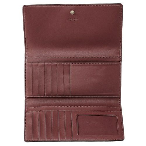 コーチ アウトレット 長財布 レディース ブラウン/レッドウッド COACH OUTLET C5966 IMW6S