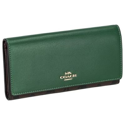 コーチ アウトレット 長財布 レディース ブラウン/ダークパイン COACH OUTLET C5966 IMW7C | GINZA  LoveLove（ラブラブ）