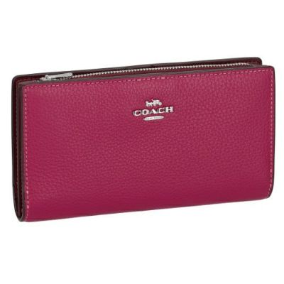 コーチ アウトレット COACH 長財布 レディース ブラウン 1941 レッド C4452 IMRVQ | GINZA LoveLove（ラブラブ）