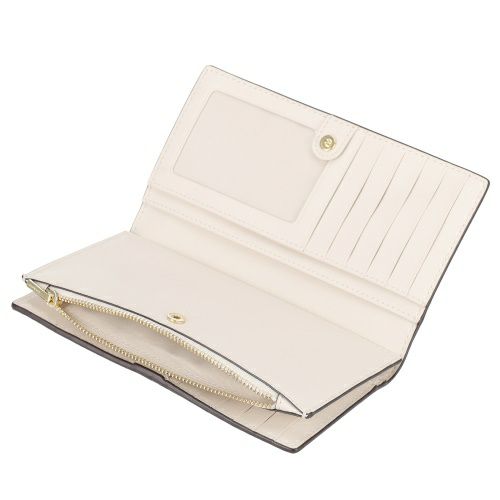 コーチ アウトレット 長財布 レディース ライトカーキ/チョーク COACH