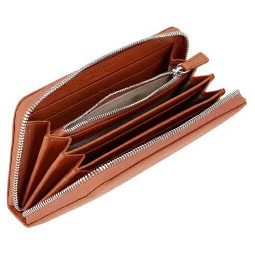 ジャンニ キアリーニ 長財布 レディース ブラウン GIANNI