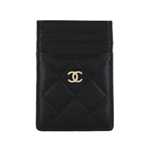 シャネル  カードケース レディース ブラック CHANEL AP3595 B10583 C3906  BLACK