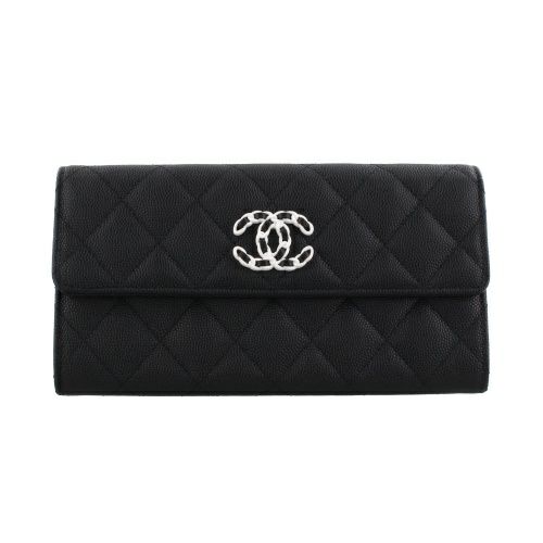 シャネル 長財布 レディース ブラック CHANEL AP3710 B14928 94305 BLACK