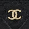 シャネル 二つ折り財布 レディース ブラック CHANEL AP3388 B10583 C3906 BLACK