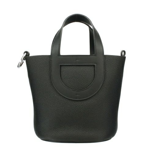 エルメス イン・ザ・ループ 18 ノワール トリヨンクレマンス/スイフト シルバー金具 U刻印 HERMES In-The-Loop18