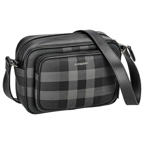 バーバリー ショルダーバッグ メンズ ブラック パディバッグ BURBERRY 