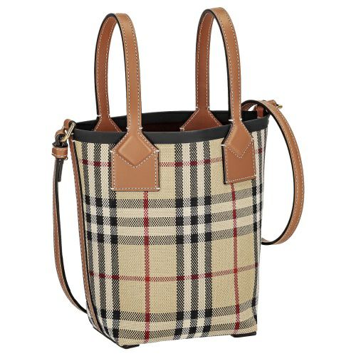 BURBERRY バーバリー ロンドン トートバッグ ベージュ系 よかっ チェック柄