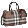 バーバリー ハンドバッグ レディース ブラウン ミディアム チェック ボウリングバッグ BURBERRY 8069662 BROWN