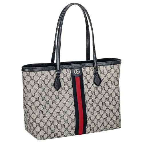 グッチ トートバッグ レディース ベージュ/ブルー オフディア GUCCI 