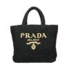 プラダ トートバッグ レディース ブラック スモール クロシェ トートバッグ PRADA 1BG422 V OOL 2C2T F0ES7 NERO C