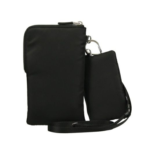 プラダ フォンケース レディース メンズ ブラック PRADA 2TT091 2DMI